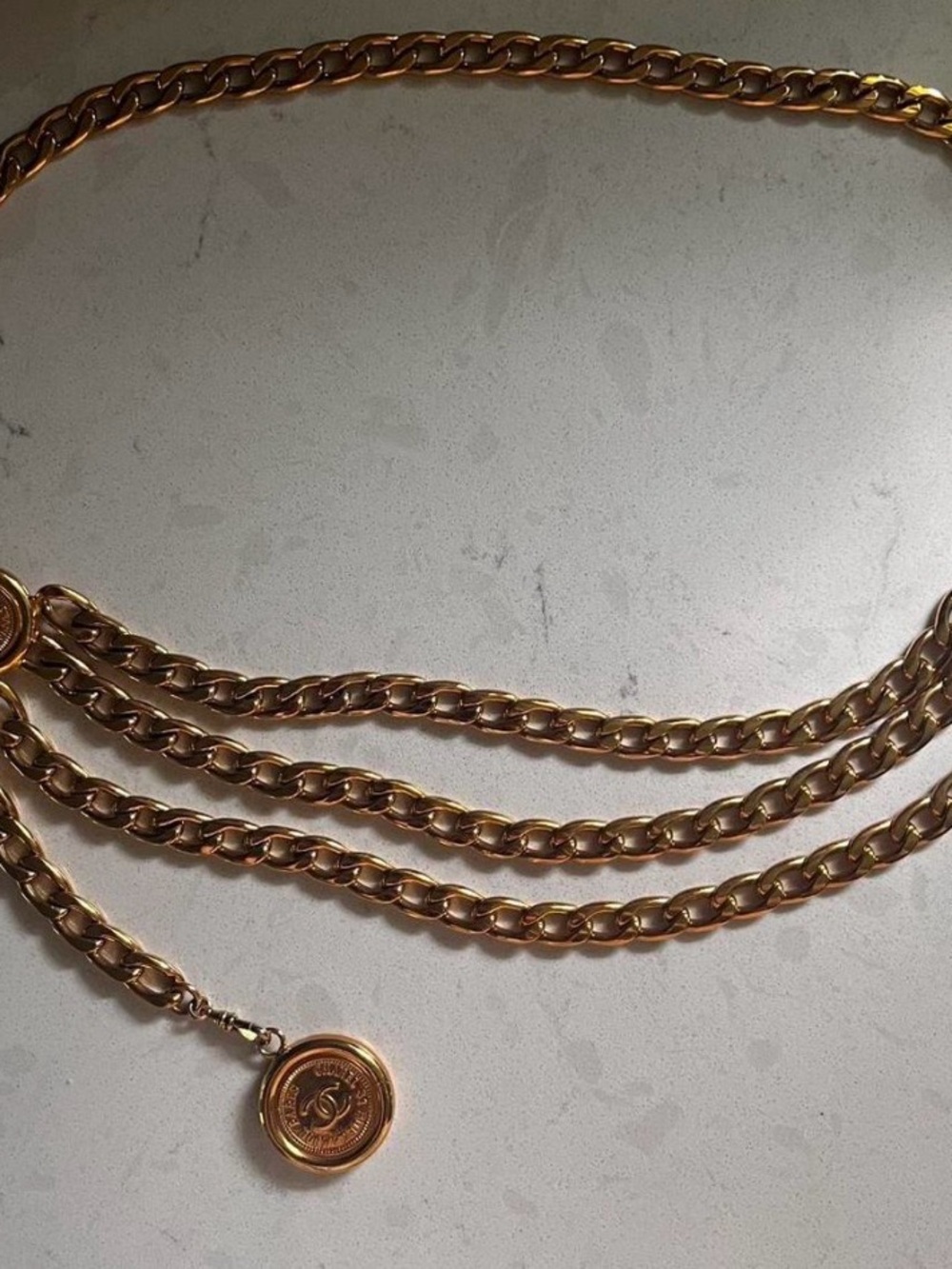 VINTAGE CHANEL CHAIN BELT